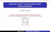 Using the UART in Microchip PIC18F Microcontrollers - …santoro/teaching/lap1/slides/UART_MCU.pdf · Using the UART in Microchip PIC18F Microcontrollers Corrado Santoro ARSLAB -