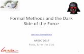 Formal Methods and the Dark Side of the Forceafsec.asr.cnrs.fr/wp-content/uploads/2017/09/17-AFSEC_lanet.pdf · Formal Methods and the Dark Side of the Force ... one implementation: