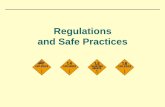 Regulations and Safe Practices - miningquiz.comminingquiz.com/pdf/Blasting/Module_7.pdf · Class-1 explosives are divided according to the DOT hazardous-materials divisions ... For
