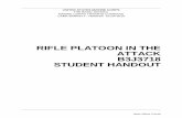 RIFLE PLATOON IN THE ATTACK B3J3718 … Rifle Platoon...RIFLE PLATOON IN THE ATTACK B3J3718 STUDENT HANDOUT. B3J3718 Rifle Platoon in the Offense 2 Basic Officer Course Rifle Platoon
