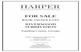 Riverwood Paulding County - Harper Southeastern   Paulding County Author Red Oak Realty Created Date 7/19/2011 12:22:54 AM ...