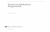 Time-and-Motion Regained - xteamone.com motion_regained.pdf · paul s. adler time-and-motion regained 93101 richard rapaport to build a winning team: 93108 ... hbr case study martha