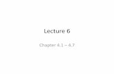 Lecture 6 - UCCS Home - University of Colorado Colorado … 2015/Lectur… ·  · 2018-02-07Lecture 6 Chapter 4.1 – 4.7 . ... •Binary Subtrator ... –Recall that for BCD, the