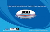 JGB INTERNATIONAL COMPANY (JGB Co.) Catalogue.pdf · • Chemical Injection Pumps & Skids Wellhead Control Panels • Valve Automation Assembly VALVE AUTOMATION We can provide solutions