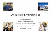 Pediatric Oncologic Emergencies - UnityPoint · PDF filepediatric oncologic emergencies – Tumor Lysis Syndrome ... Pediatric Malignancies . Adapted from: American Cancer Society