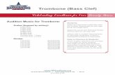 Trombone (Bass Clef) - All-Star Brass  · PDF fileCelebrating Excellence for Over Twenty Years Trombone (Bass Clef) ... Select the Lyrical and Technical Etudes