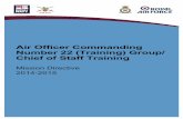 Air Officer Commanding Number 22 (Training) Group/ · PDF fileAir Officer Commanding Number 22 (Training) ... AIR OFFICER COMMANDING NUMBER 22 (TRAINING) GROUP/ ... inform personnel