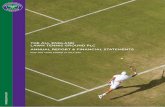 THE ALL ENGLAND LAWN TENNIS GROUND PLC  · PDF filethe all england lawn tennis ground plc annual report & financial statements for the year ended 31 july 2011 wi m bledon.co m