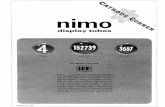 · PDF fileAll About nimo The Nimo display tube developed by IEE employs a unique concept which combines the display characteristics of the CRT with the character generation