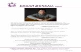 EDGAR MOREAU, cellist MOREAU, cello “The rising star of the French cello,” 22-year-old cellist Edgar Moreau consistently captivates audiences with ... Edgar Moreau, cellist .