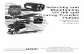 An introduction to UV ink/coating transfer · PDF fileSelecting and Maintaining UV Ink and Coating Transfer Pumps UV PROCESS SUPPLY, INC. 1229 W. Cortland Street • Chicago, IL 60614