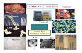 INORGANIC SOLIDS Pigment Garnet Quartz Cementweb.iitd.ac.in/~ashok/cyl 120/Lectures_IV.pdf ·  · 2012-11-30INORGANIC SOLIDS Pigment Quartz Cement Gold Visible rays : 300 – 600