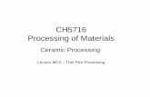 CH5716 Processing of Materials - JTSI Groupjtsigroup.wp.st-andrews.ac.uk/files/2015/09/MC3-2015-Thin-Film... · CH5716 Processing of Materials Ceramic ... Allows lower substrate temperature