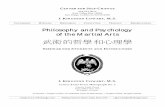 Philosophy and Psychology of the Martial Arts - self- · PDF filei SEMINAR SYNOPSIS The Seminar In this seminar, J. Kingston Cowart will explain and demonstrate how the physical movements