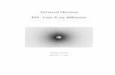 Advanced labcourse F69 - Laue X-ray diffraction · PDF file · 2015-05-21Advanced labcourse F69 - Laue X-ray diffraction INF 501 room 103 ... the structure analysis will be the ﬁrst