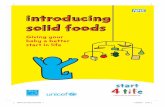 Introducing Solid Foods - gov.uk · PDF fileIntroducing Solid Foods Introducing Solid Foods Giving your baby a better ... chance to explore the wonderful variety of food textures and