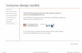 Toolkit home What is inclusive design? This PDF was ... · PDF filePrint friendly PDF This PDF was generated from the Case studies section of   This toolkit was developed