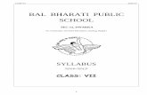 BAL BHARATI PUBLIC  · PDF fileBAL BHARATI PUBLIC SCHOOL SYLLABUS . ... TERM 1 FA 1 Topic Tool ... Allocated Create a story of your own which has elements of surprise