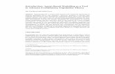 Introduction: Agent-Based Modelling as a Tool to Advance ... · PDF fileModelling as a Tool to Advance Evolutionary Population Theory", ... Agent-Based Modelling as a Tool to Advance