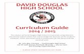 DAVID DOUGLAS HIGH SCHOOL Curriculum Guide - DDSD · PDF fileDAVID DOUGLAS HIGH SCHOOL Curriculum Guide 2014 / 2015 The mission of David Douglas High School is to provide comprehensive