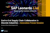 End-to-End Supply Chain Collaboration in Discrete ... Integrated Business Planning and SAP Supply Chain Control Tower road map (S-User required) ... Frey, Heiko Keywords: 2017/16:9/black