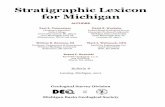 Stratigraphic Lexicon for   Lexicon for Michigan AUTHORS ... Ordovician, Late ... - Stratigraphic Lexicon for Michigan new chart that accompanies this Lexicon was