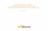 Estimating AWS Deployment Costs for Microsoft SharePoint ... · PDF fileAmazon Web Services – Estimating AWS Deployment Costs for Microsoft SharePoint Server March 2016 Page 3 of