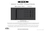 AGA TOTAL CONTROL Model No. - TC3 - Datatailmedia.datatail.com/docs/manual/178640_en.pdfauthorized by AGA. For use in USA/Canada AGA TOTAL CONTROL Model No. - TC3. 3 Warnings 4 Introduction/A