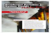 Residential Sprinkler System Design sy Residential Sprinkler...Residential Sprinkler System Design • In 2006, 66 percent of fire deaths and more than 25 percent of firefighter on-duty