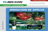 IRRIGATION OF APPLES distribution uniformity in apple production is a result of many key . variables, such as pressure, ... IrrIgatIon of Apples. Ease of mounting, high uniformity,