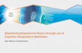 Determining Depositional History through use of · PDF fileDetermining Depositional History through use of ... Parihaka 3D PSTM Final Processing ... Cognitive Interpretation . Title: