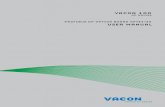 vacon 100 - · PDF fileThis manual contains clearly marked cautions and ... vacon@vacon.com 1 1.2 Warnings Vacon 100 AC drive is meant for ... PROFIdrive Parameter Access service,
