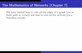 The Mathematics of Networks (Chapter 7)people.ku.edu/~jlmartin/courses/math105-F11/Lectures/chapter7-part... · I Each time you add an edge, you either I connect two components together,