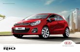 KIA RIO 1.4L EX HATCHBACK AT · PDF file · 2018-02-18KIA RIO 1.4L EX HATCHBACK AT SPECIFICATIONS Available Colors Visit DIMENSIONS SAFETY FEATURES EXTERIOR FEATURES INTERIOR FEATURES