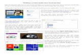 Building a revision guide using Touch Develop - Ray · PDF fileBuilding a revision guide using Touch Develop ... You can see that I have called my application, ... We have just adjusted