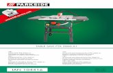 TABLE SAW PTK 2000 A1 - Lidl · PDF fileTABLE SAW PTK 2000 A1 HU SI ... the machine at all times and store it in a plastic cover to protect it from dirt and moisture. Read the instruction