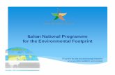 Italian National Programme for the Environmental …. Voluntary industrial footprint...Italian National Programme for the Environmental Footprint Program for the environmental footprint