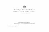 Foreign Trade Policy -  · PDF fileparagraph 1.2 of the Foreign Trade Policy, 2009-2014, the ... 1A LEGAL FRAMEWORK 5 ... handicrafts and jute