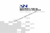 IEEE802.11b/g Wireless Router - Global Mediadownload.gblmedia.com/UserManual/PHEENET/PHEENET_WBIG104G… · IEEE802.11b/g Wireless Router ... point that allows you to build up a wireless