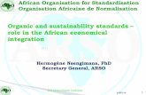 African Organisation for Standardisation Organisation ... Organisation for Standardisation Organisation Africaine de Normalisation ! ... for weed control. ! ... buy local slogan is