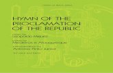 HYMN OF THE PROCLAMATION OF THE  · PDF fileHYMN OF THE PROCLAMATION OF THE REPUBLIC ... Hino da Proclamação da República ... Fl. Ob. Fgt. Cl. E$ (Req.) 1 2, 3 Cl. Bx. Sxa