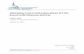 Managing Coal Combustion Waste (CCW): Issues with · PDF fileSolid Waste Management ... waste management generally refers to any method of handling waste after ... Managing Coal Combustion