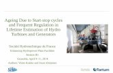 Ageing Due to Start-stop cycles and Frequent Regulation · PDF fileAgeing Due to Start-stop cycles and Frequent Regulation in Lifetime Estimation of Hydro Turbines and Generators ...