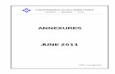 Cover Page for Annexures - Central Depository Services Instruc… ·  · 2011-07-22ANNEXURES. JUNE 2011 . CDSL : your depository. ... Format of BO Grievance Report . 17.5 : DP Service