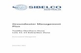Groundwater Management Plan - Sibelco · PDF file · 2017-11-131.3 Report format ... for comparison against sample concentrations during extraction operations and post-extraction