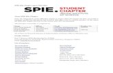 SPIE-IISc Chapter report 2015-2016 About SPIE-IISc Chapter ... · PDF fileSPIE-IISc Chapter report 2015-2016 About SPIE-IISc Chapter: ... Swathi Suran Anita Sure Abhay ... presented