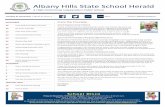 Albany Hills State School Herald · PDF fileAlbany Hills State School Herald ... Sports Awards Assembly to Recognise High ... we took a group of Year 5 students away to Mc Dowall State