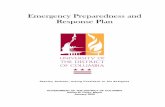 Emergency Preparedness and Response Plan · PDF fileSchool of Engineering and Applied Sciences 58 APPENDIX I Physical Education and Activities Center 61 APPENDIX J Evacuation ... emergency