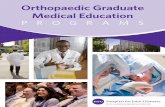 Orthopaedic Graduate Medical Education · PDF fileOrthopaedic Graduate Medical Education PR OGRAMS. ... Eric J. Strauss, M.D. Assistant Professor of Orthopaedic Surgery Assistant