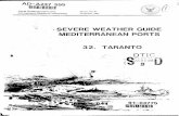 *SEVERE WEATHER GUIDE MEDITERRANEAN PORTS 32. TARANTO -DT I-C · PDF file*SEVERE WEATHER GUIDE MEDITERRANEAN PORTS 32. TARANTO-DT I-C ... as part of an ongoing effort at the Atmospheric